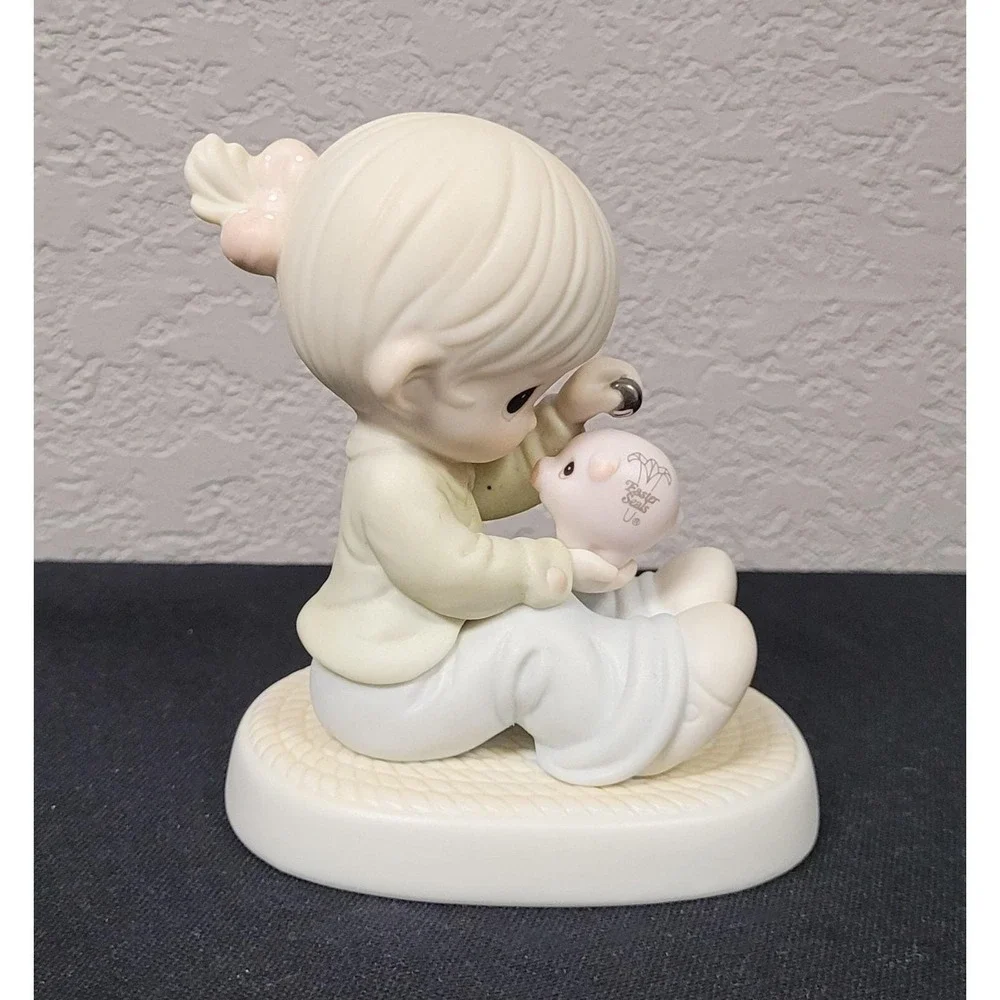 Enesco Precious Moments Figurine You Can Always Count On Me (Sailboat Mark)